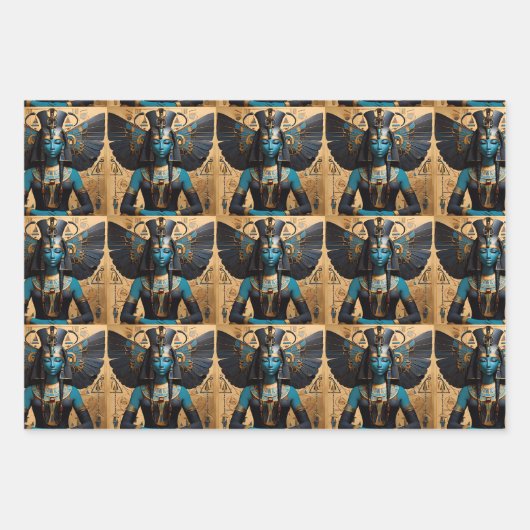 死者を弔う女神 ラッピングペーパーシート (正面2)