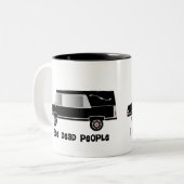 「死者を見る」葬儀監督ギフト2トン ツートーンマグカップ (正面左)