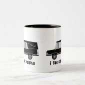 「死者を見る」葬儀監督ギフト2トン ツートーンマグカップ (中央)