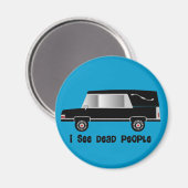 「死者を見る」葬儀監督ギフト マグネット (正面/裏面)