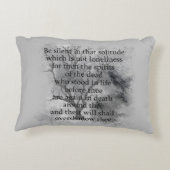 死者エドガー・アラン・ポー詩のスピリッツ アクセントクッション (裏面)