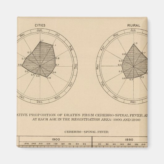 死脳脊髄熱 マグネット (正面)