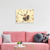 死葉マンティス キャンバスプリント (インサイチュ (リビング))