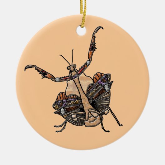 死葉マンティス セラミックオーナメント (正面)