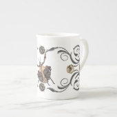 死葉マンティス ボーンチャイナマグカップ (正面右)