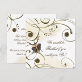 死葉マンティス 招待状 (正面/裏面)