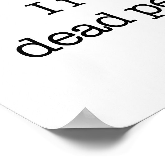 死読んだ ポスター (角)