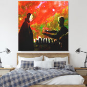 死遊のチェス キャンバスプリント (インサイチュ (寝室))