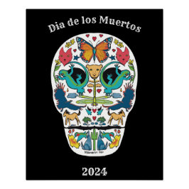 死霊の日の動物砂糖スカルポスター ポスター