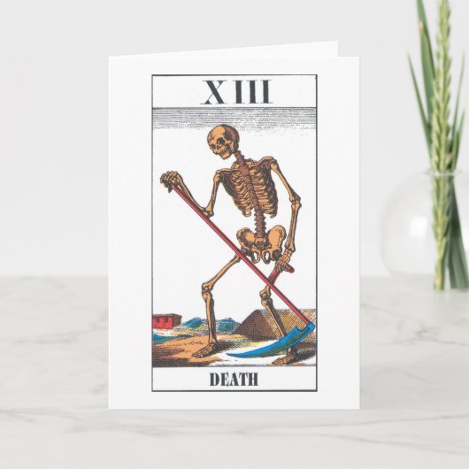 死 カード (正面)