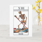 死 カード (黄色い花)