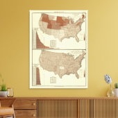 死，ジフテリア，消化器系 キャンバスプリント (インサイチュ (リビング))