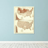 死，ジフテリア，消化器系 キャンバスプリント (インサイチュ (ウッドフロア))