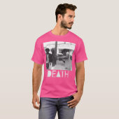 死 – デトロイト白文字からプロトパンクバンド Tシャツ (正面フル)