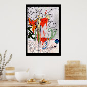 死 ポスター (キッチン)