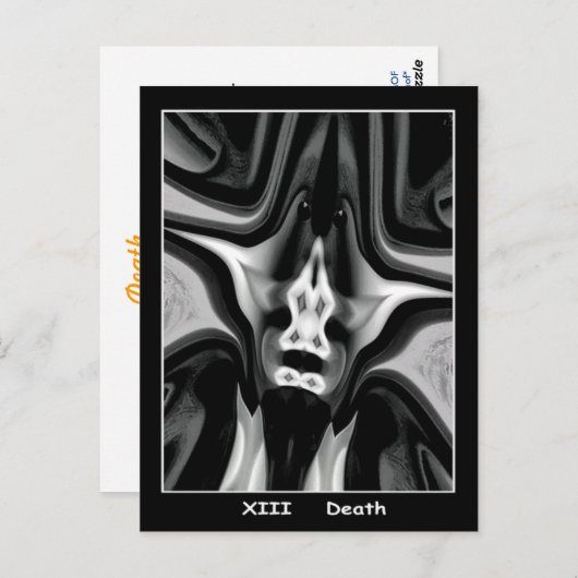 死 ポストカード (正面/裏面)