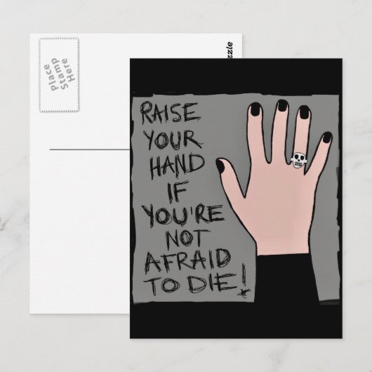 死 ポストカード (正面/裏面)