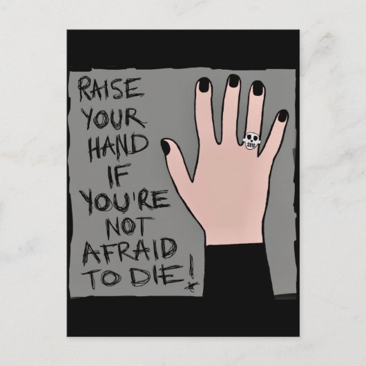 死 ポストカード (正面)