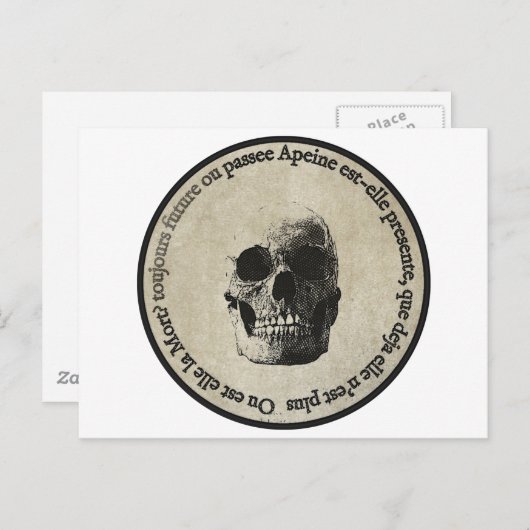 死 ポストカード (正面/裏面)