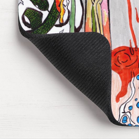 死 マウスパッド (コーナー)