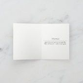 死、家族から感謝 サンキューカード (内部)