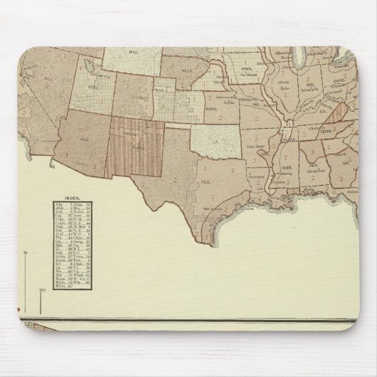 死、百日咳、麻疹 マウスパッド (正面)