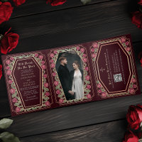 死Do私たちパートバラレッド結婚ゴシックのQRコード