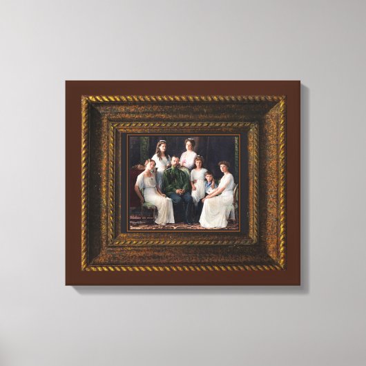 殉教ロシアの者ロ王室のマノフのキャンバス印刷 キャンバスプリント (正面)