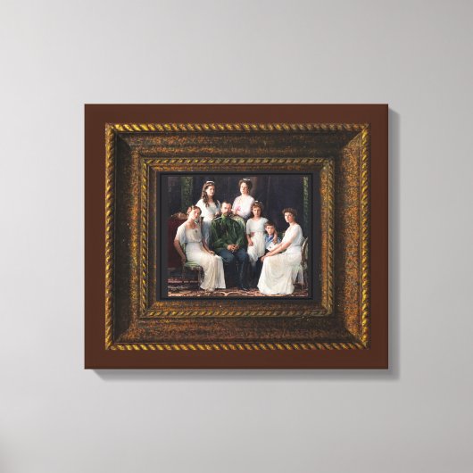 殉教ロシアの者ロ王室のマノフのキャンバス印刷 キャンバスプリント (正面)