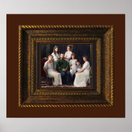 殉教ロシアの者ロ王室のマノフプリント ポスター