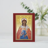 殉教素晴らしバーバラ祈りの言葉カード ポストカード (スタンド正面)