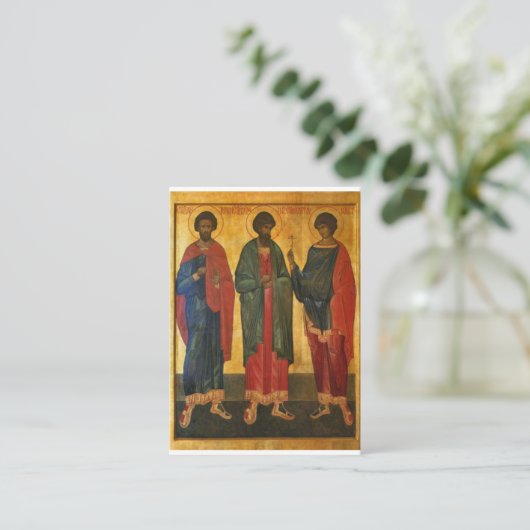 殉教者アントニー・ジョン・エウスタティウス 祈りのカード プレイスカード (スタンド正面)