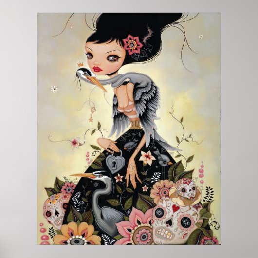 殊勝なプリント ポスター (正面)