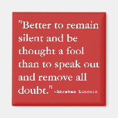 残った方が良静かい マグネット (正面)