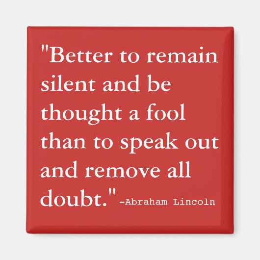 残った方が良静かい マグネット (正面)