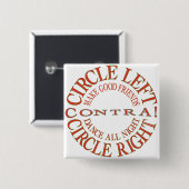 残っている円は正しく一周します 缶バッジ (正面&裏面)