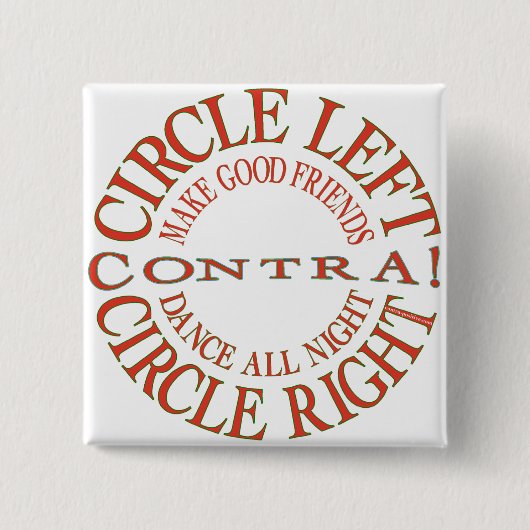 残っている円は正しく一周します 缶バッジ (正面)