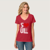 残っている良きパートナーのハート-白.png tシャツ (正面フル)