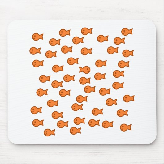 残りに対して水泳 マウスパッド (正面)