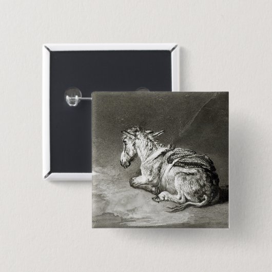 残りのろば 缶バッジ (正面&裏面)