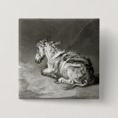 残りのろば 缶バッジ (正面)