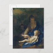 残りのエジプトへの飛行中, 1706 ポストカード (正面/裏面)