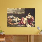 残りのエジプト飛行中， 1628 キャンバスプリント (インサイチュ (リビング))