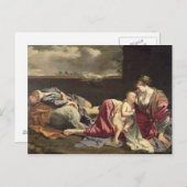 残りのエジプト飛行中, 1628 ポストカード (正面/裏面)