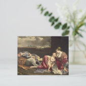 残りのエジプト飛行中, 1628 ポストカード (スタンド正面)