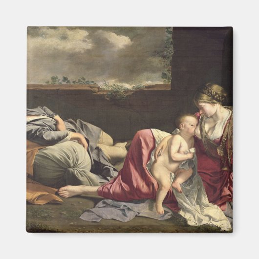 残りのエジプト飛行中, 1628 マグネット (正面)