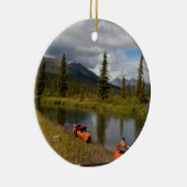 残りのカヤック セラミックオーナメント (右)