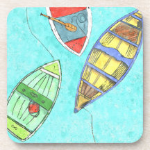 残りのコースターの夏のボート