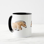 残りのマグのフィヨルドの馬 マグカップ (正面左)
