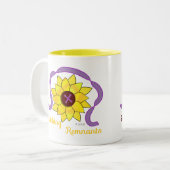 残りのロゴ2021のステッチ ツートーンマグカップ (正面左)